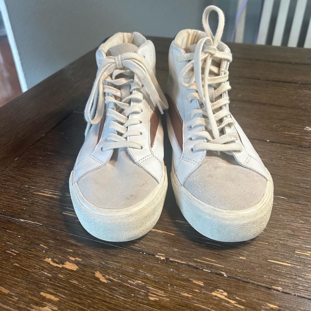 Madewell Sidewalk Leather sneakers size 8 women 6.5 men - Picture 5 of 12